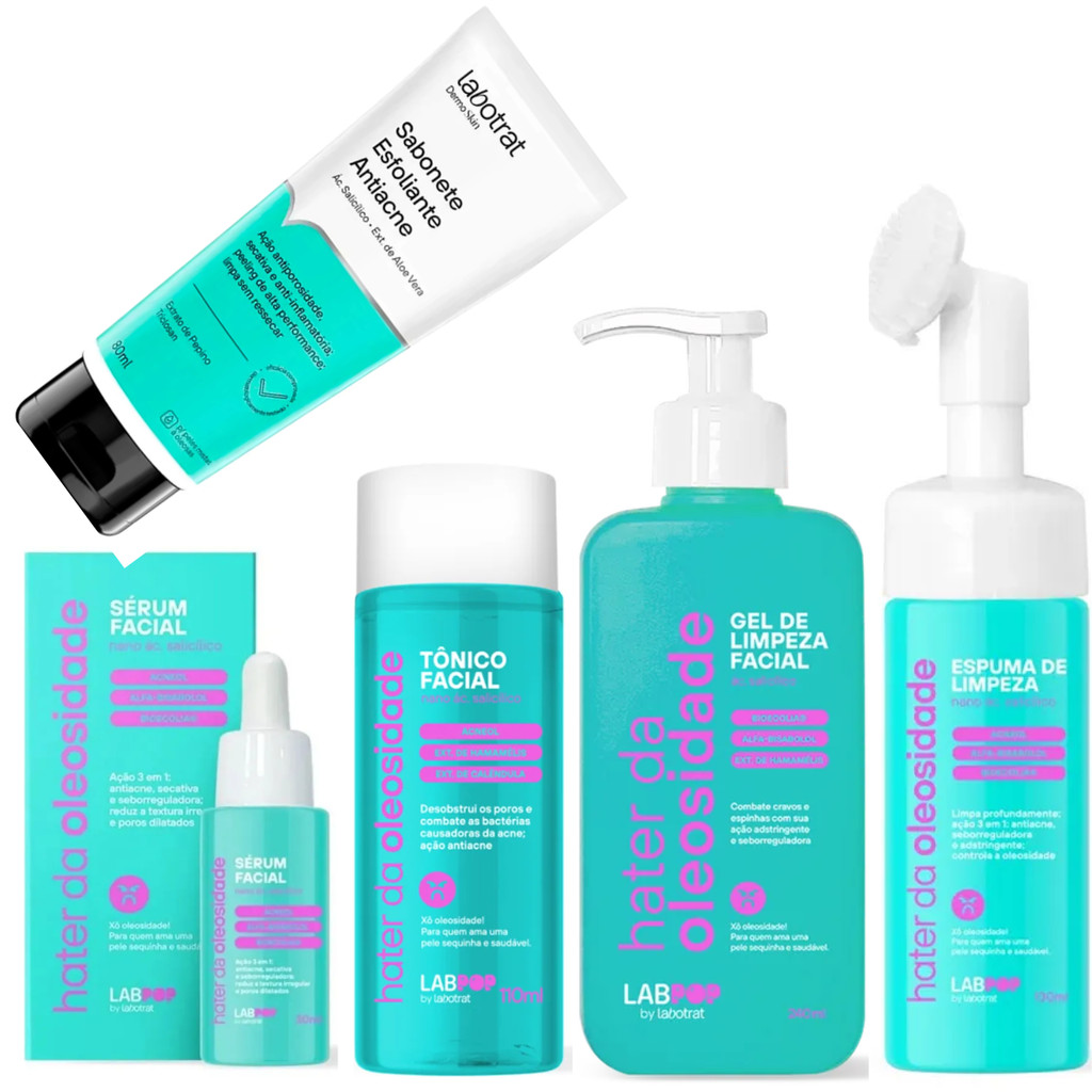 Kit Skincare Anti Oleosidade Ácido Salicílico Ro