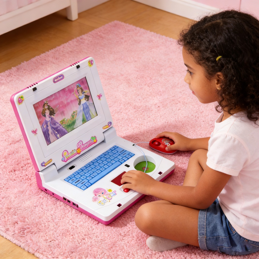 Notebook educacional de brinquedos para laptop de 