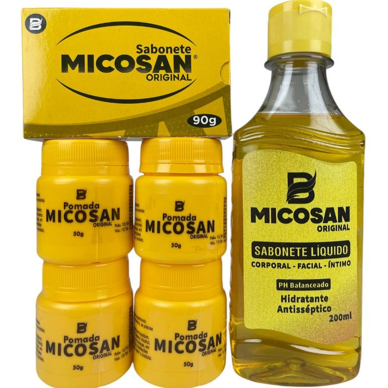 Kit Micosan Pomada Clareadora, 4 Pomadas, 1 Sabone