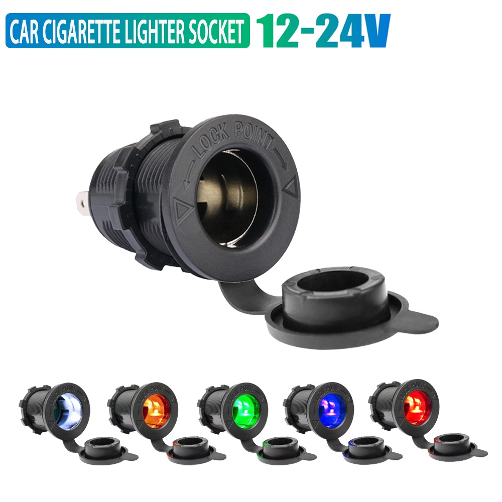 Tomada Para Isqueiro De Carro , 12V-24V , À Prova