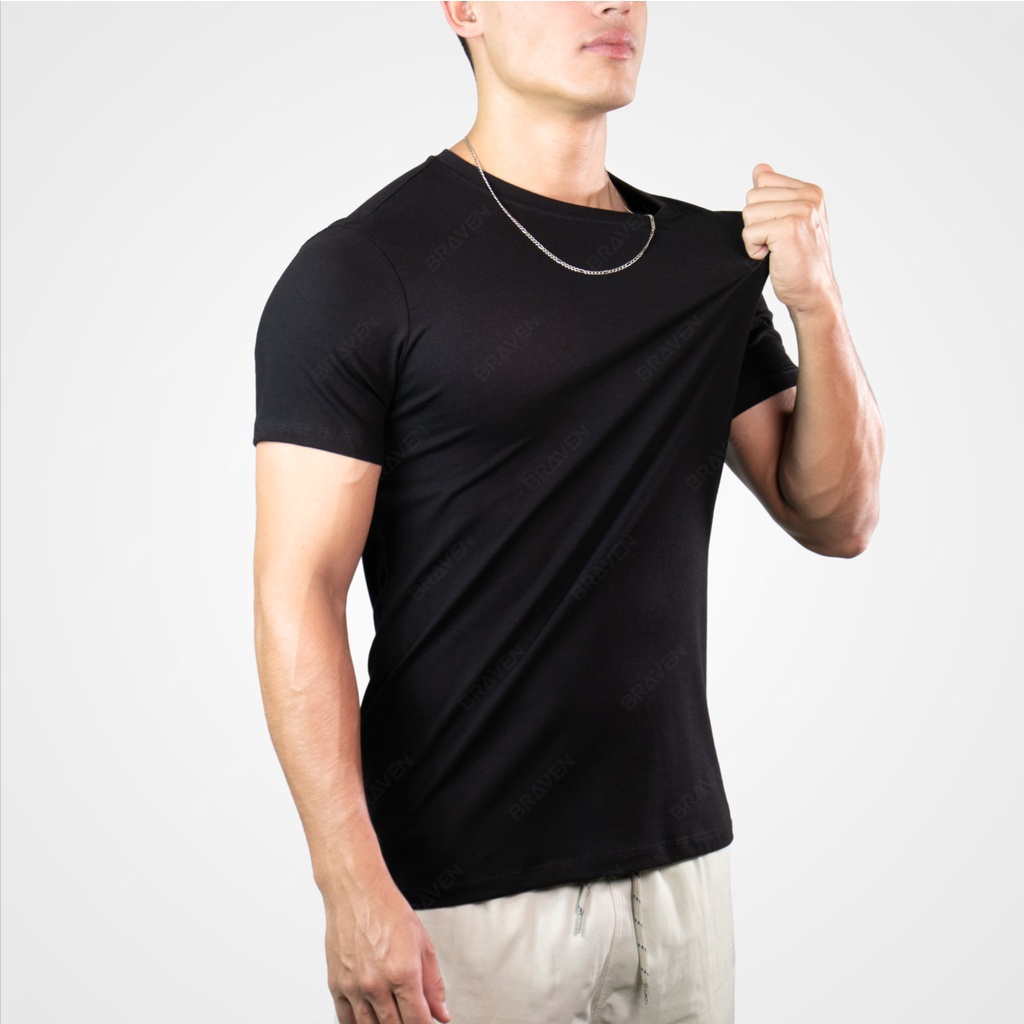 Camiseta Masculina Básica – Algodão Peruan