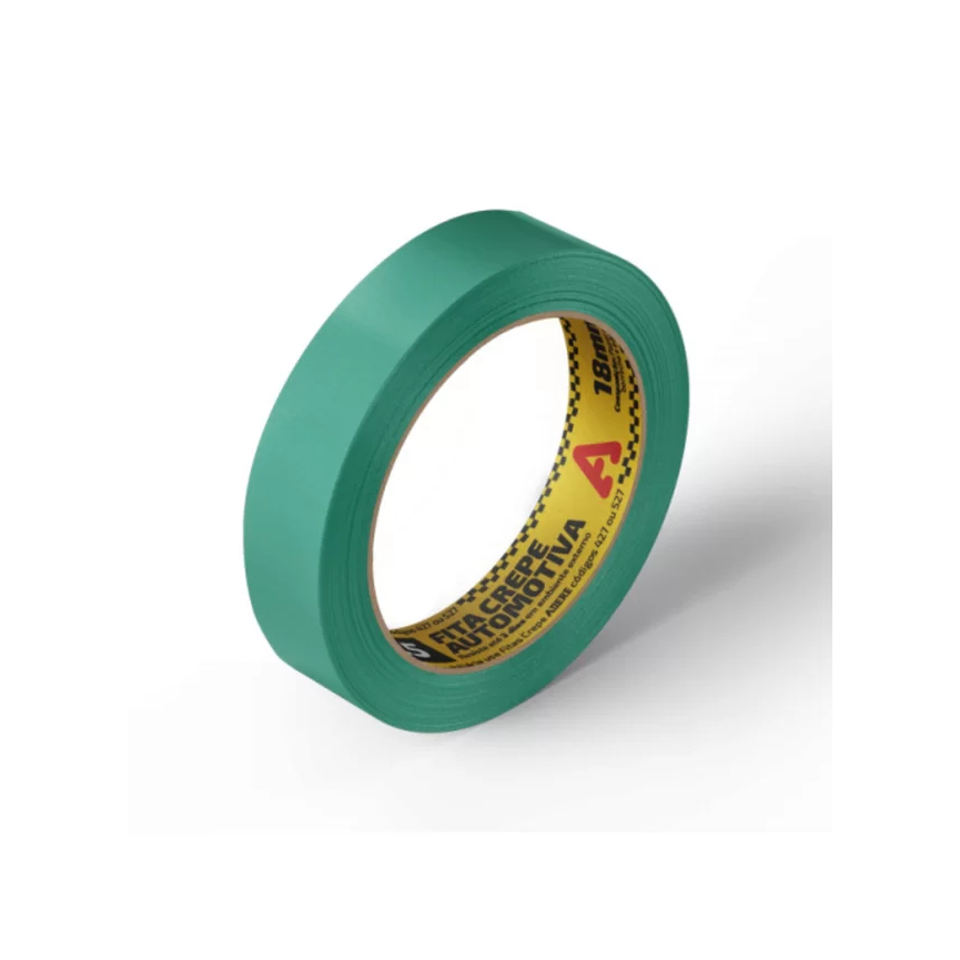 Fita Crepe 18mmx50 metros Verde Automotiva 525S Ad