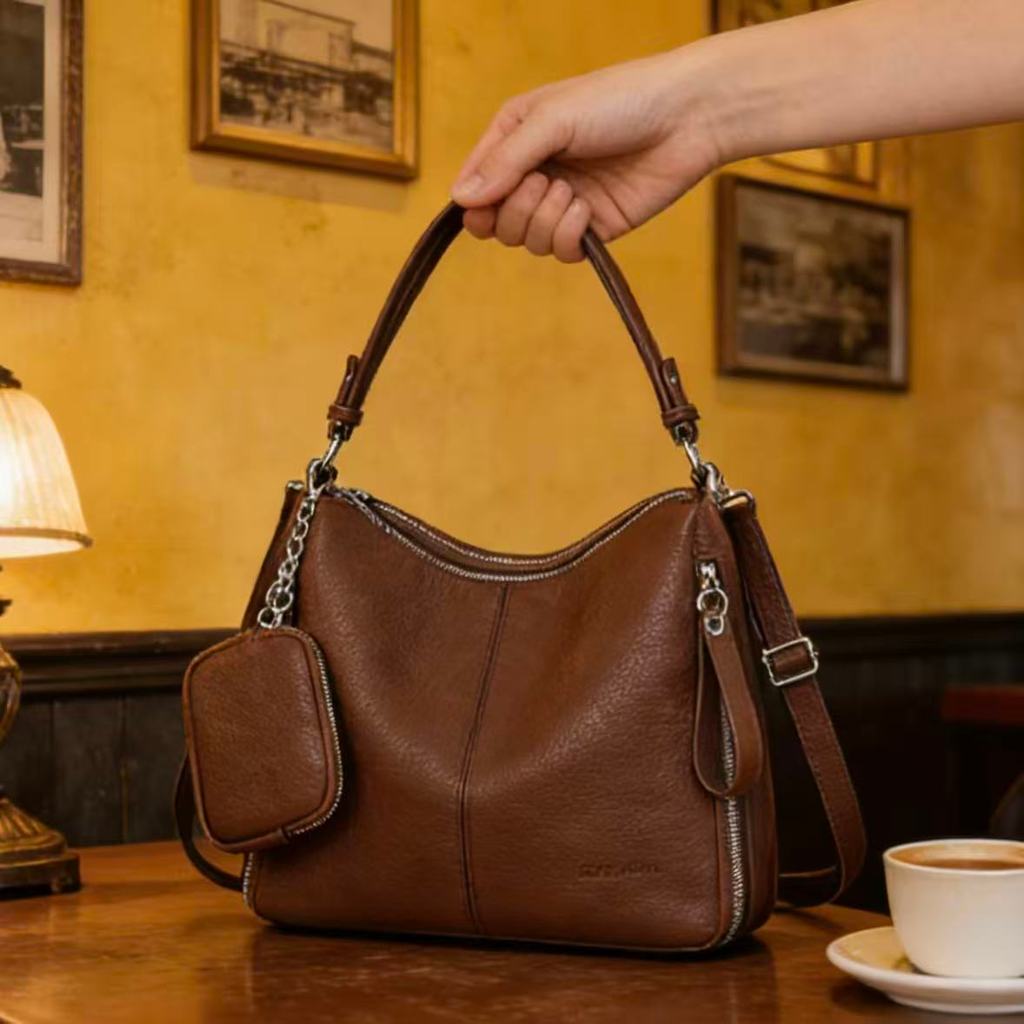 Bolsa Mochila Grande De Ombro e Transversal Femini