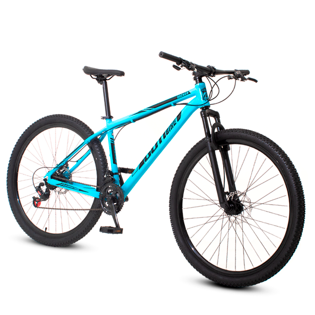 Bicicleta aro 29 Alumínio Azul e Preto Gott Rocke