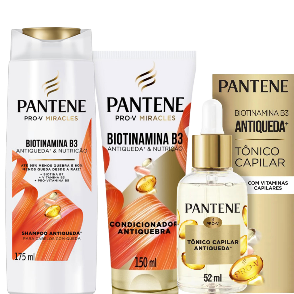 Kit Pantene Pro-V Miracles Biotinamina B3 Shampoo 