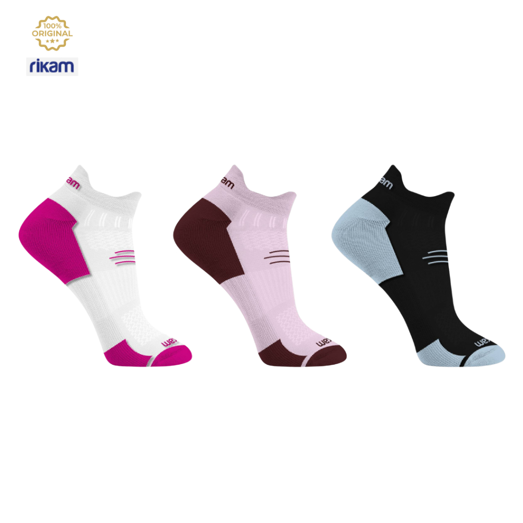 Kit 2 Meia Invisível Poliamida Bicolor 2 Proteç�