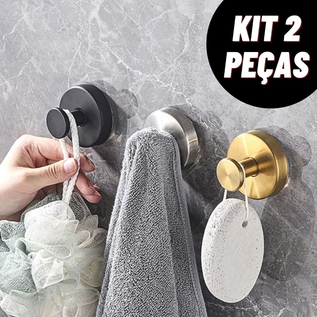 Gancho De Ventosa De Aço Inoxidável Cabide De Ar