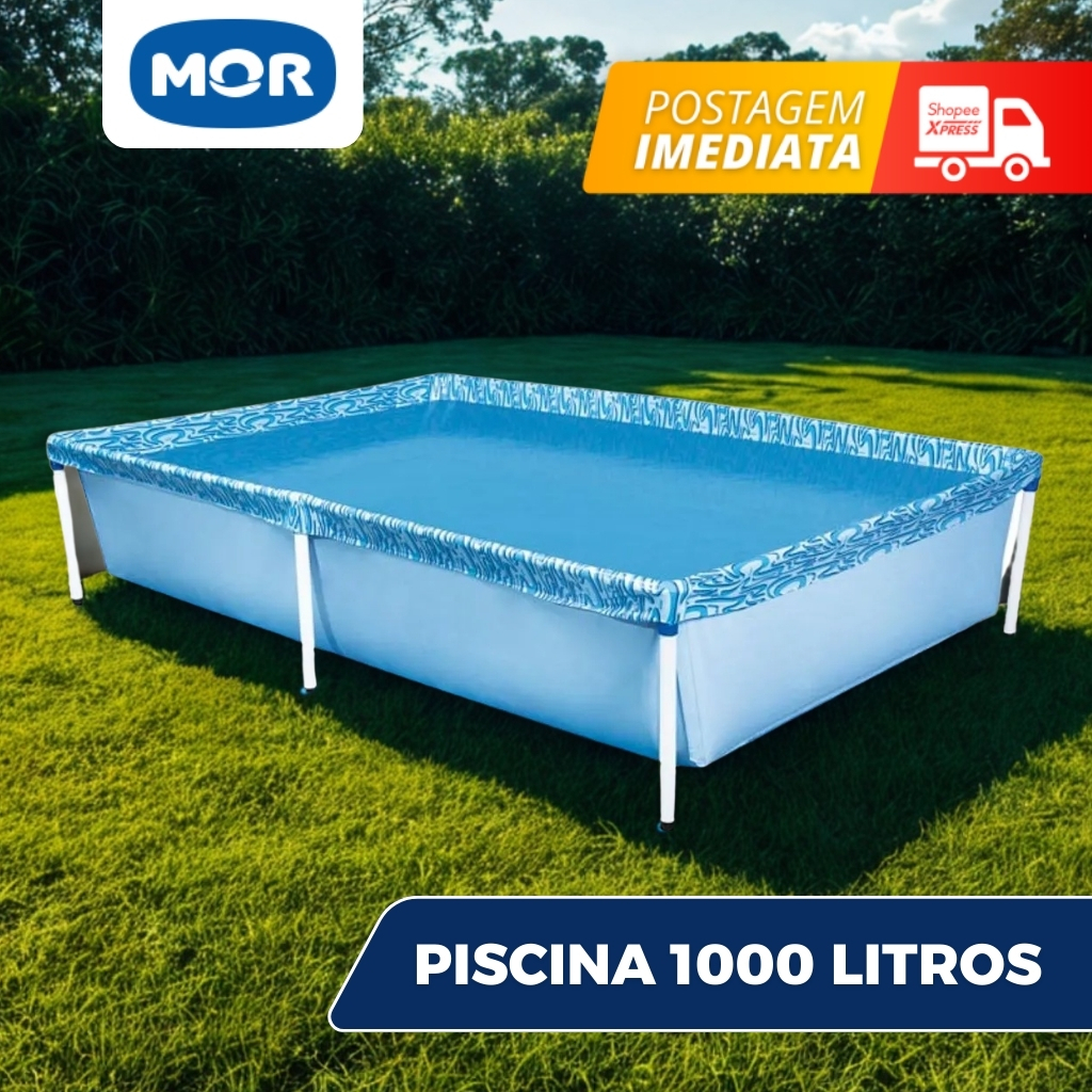 Piscina Retangular Pequena Mor 1000 Litros Portát