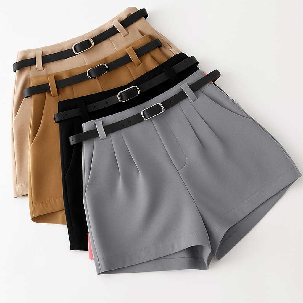 KIT 2 Short Feminino Alfaiataria ZA Social com Ci