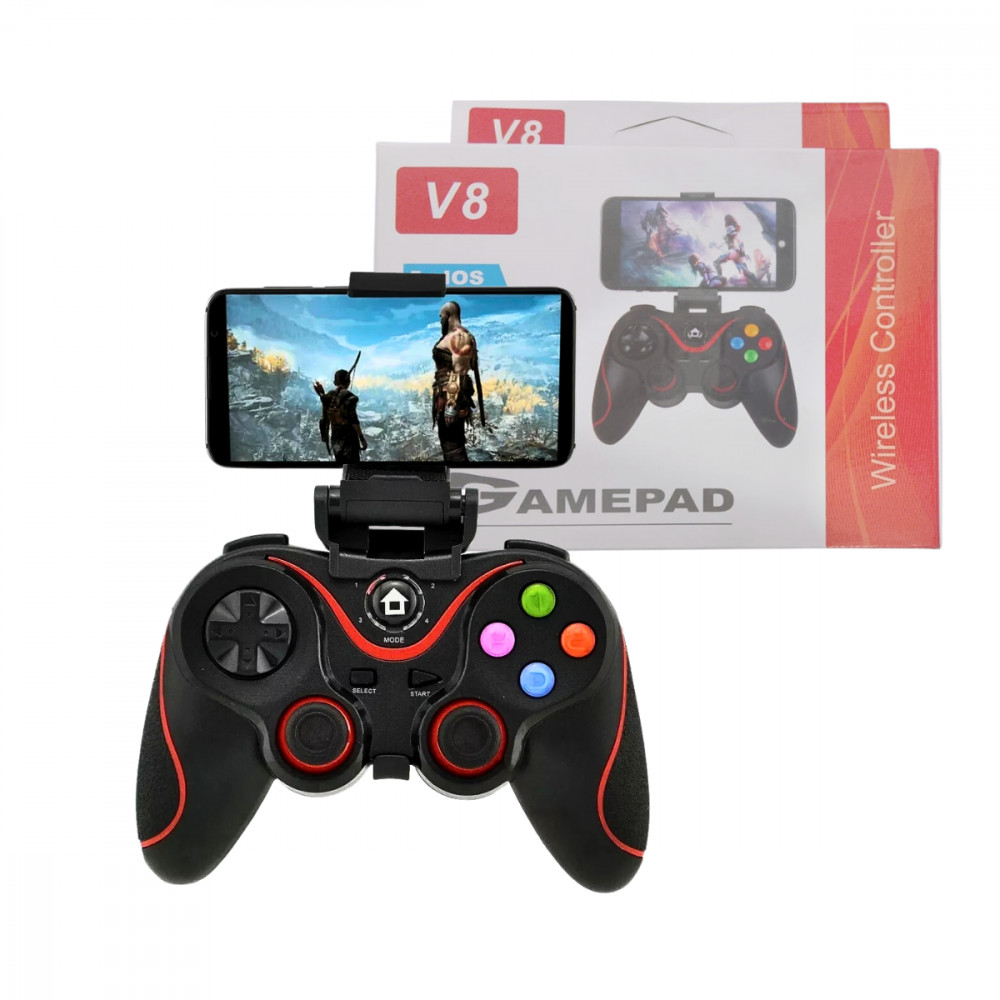 Controle Gamer Sem Fio com Suporte Celular Joystic