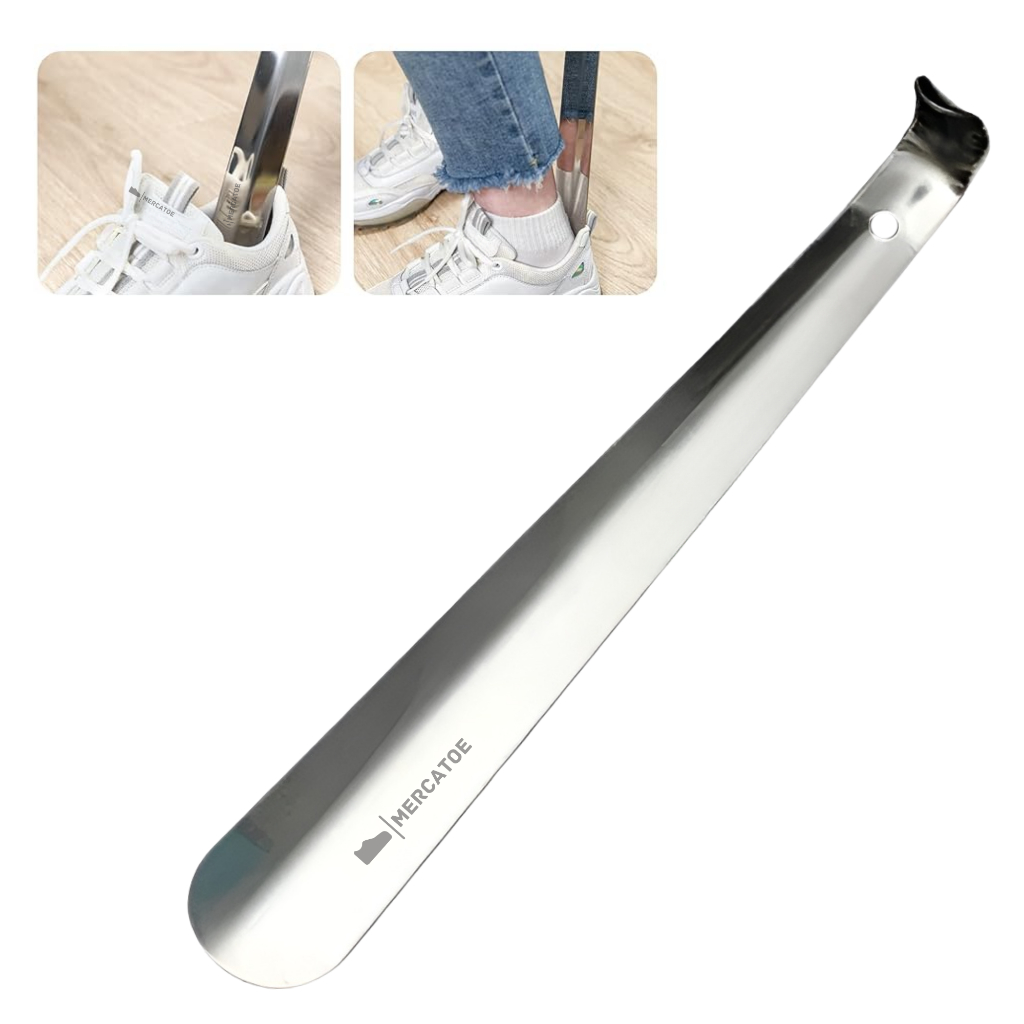 Calçadeira Aço Inox para Sapatos 38cm | Sandáli