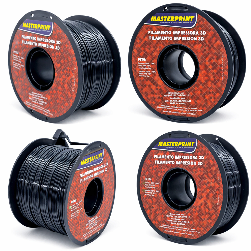 Filamento PETG 3D 1.75mm 1KG Cores a escolha para 