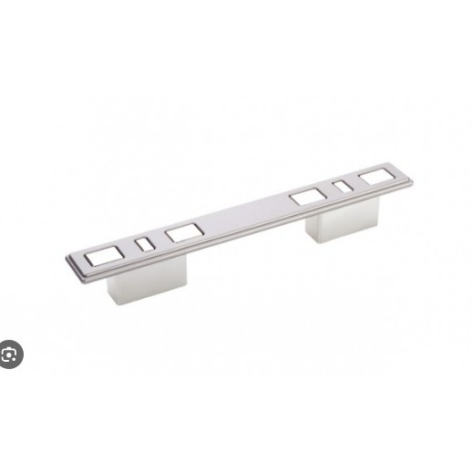 KIT 3 PUXADORES INFINITY CROMADO/PRATA