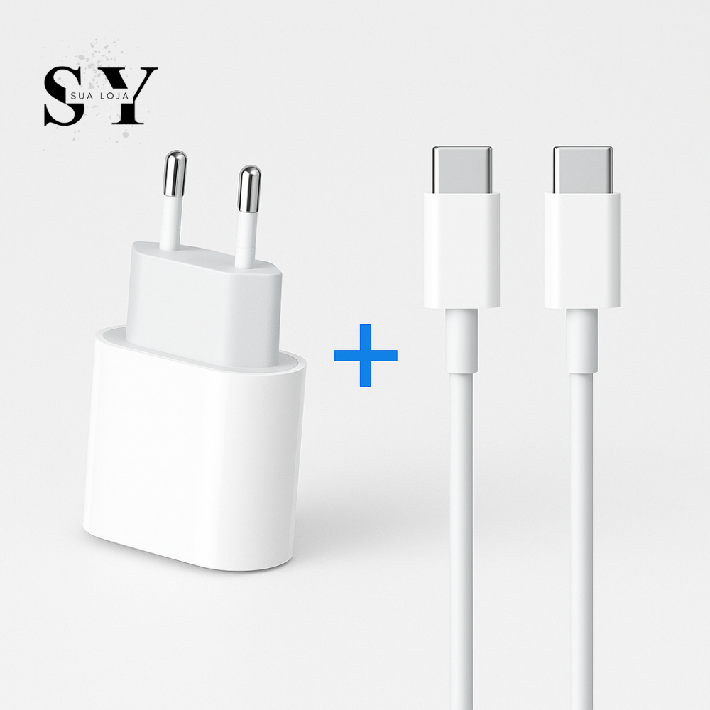 [ORIGINAL] KIT Carregador Tipo C ANDROID E Iphone 