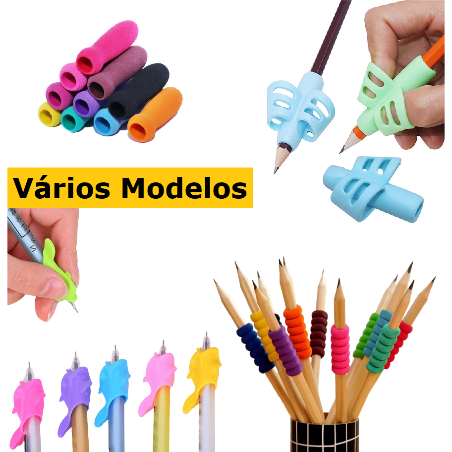 Adaptador para Escrita Apoio De Dedos Segura Lápi