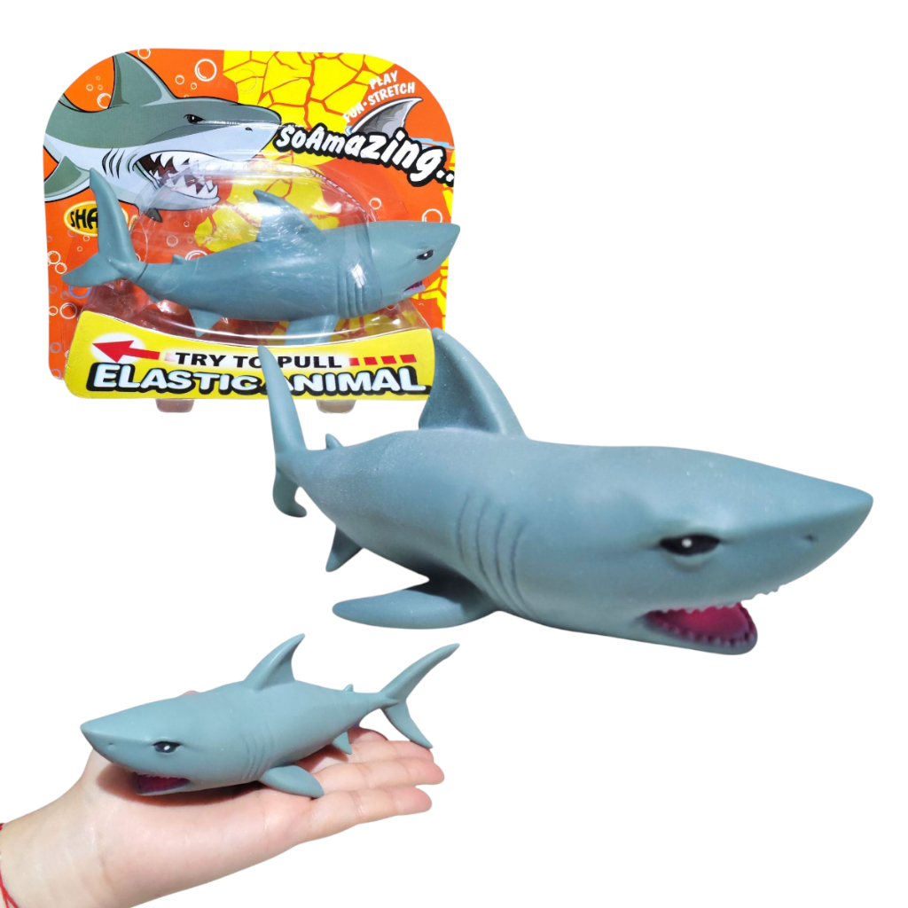 Brinquedo Sensorial Animal Marinho Tubarão Fidget