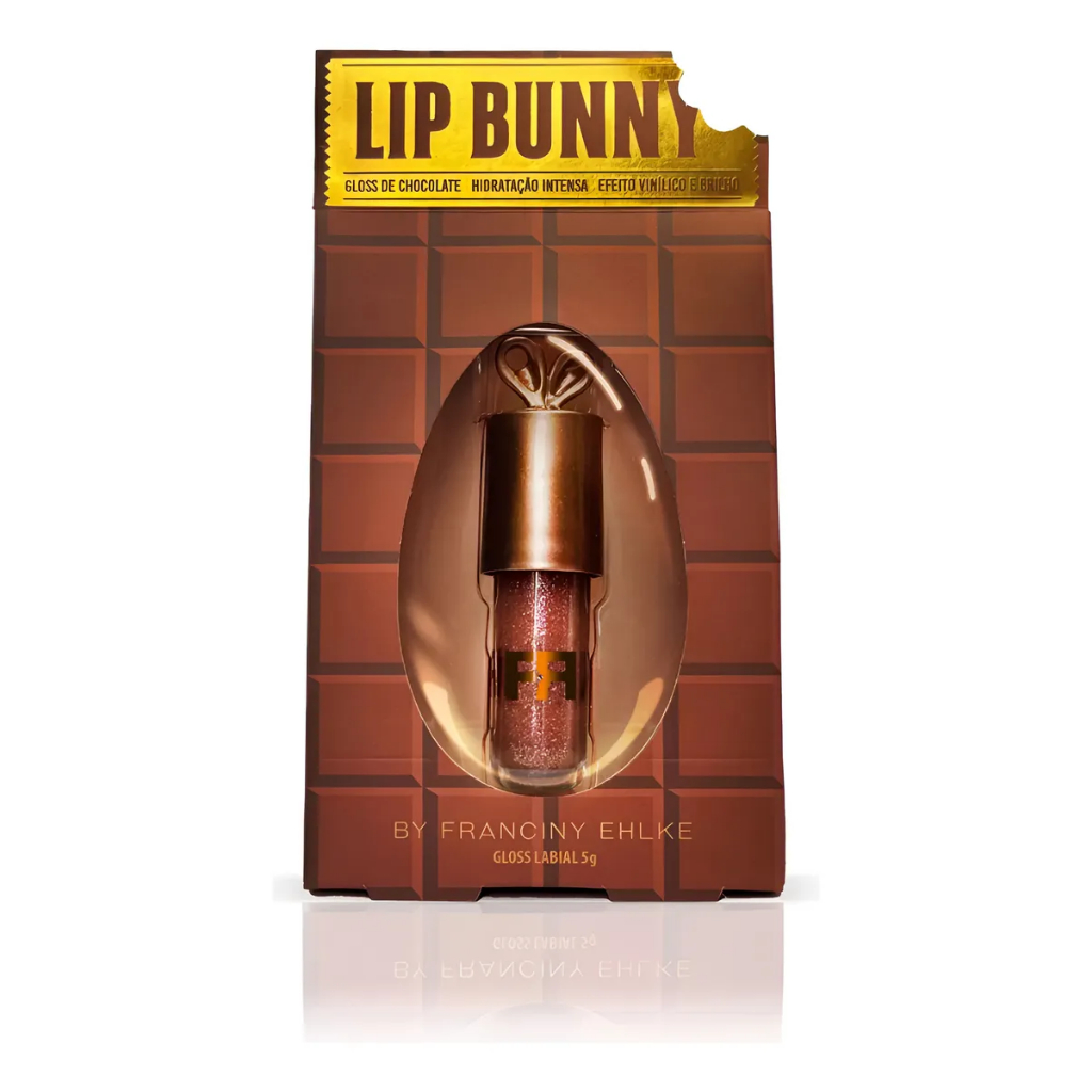 Lip Bunny Gloss Brilho Chocolate Fran By Franciny 