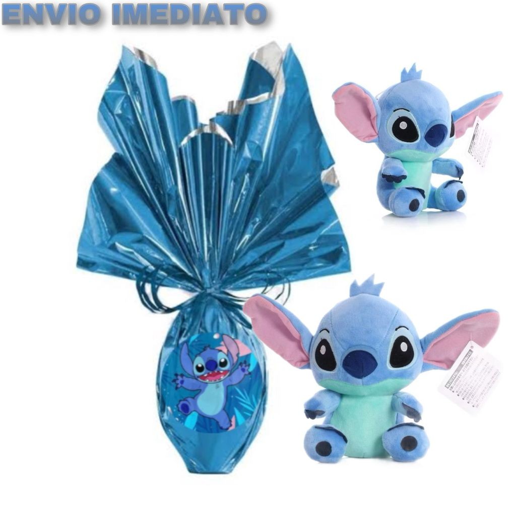 Ovo De Páscoa Lilo Stitch com Pelúcia 250g Kit O