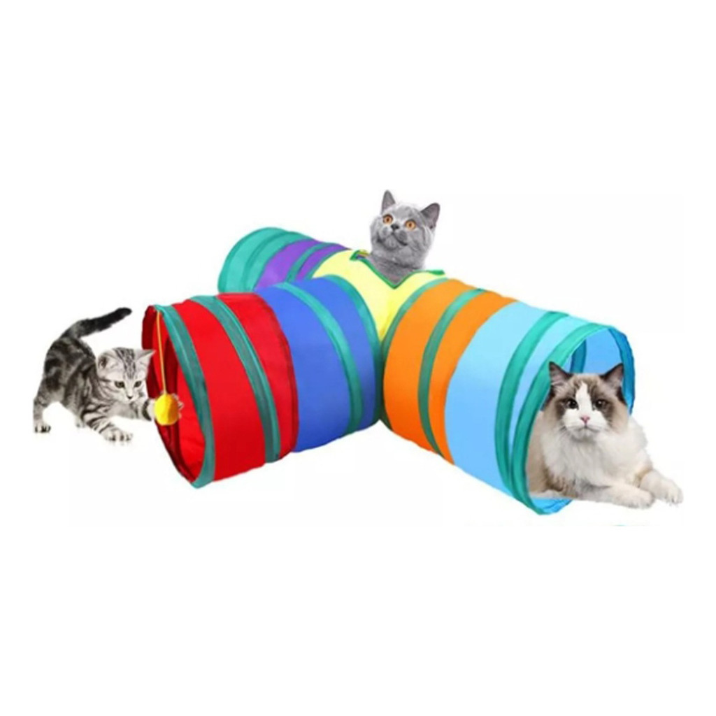 Túnel Labirinto Para Gatos Cães Interativo Cat B
