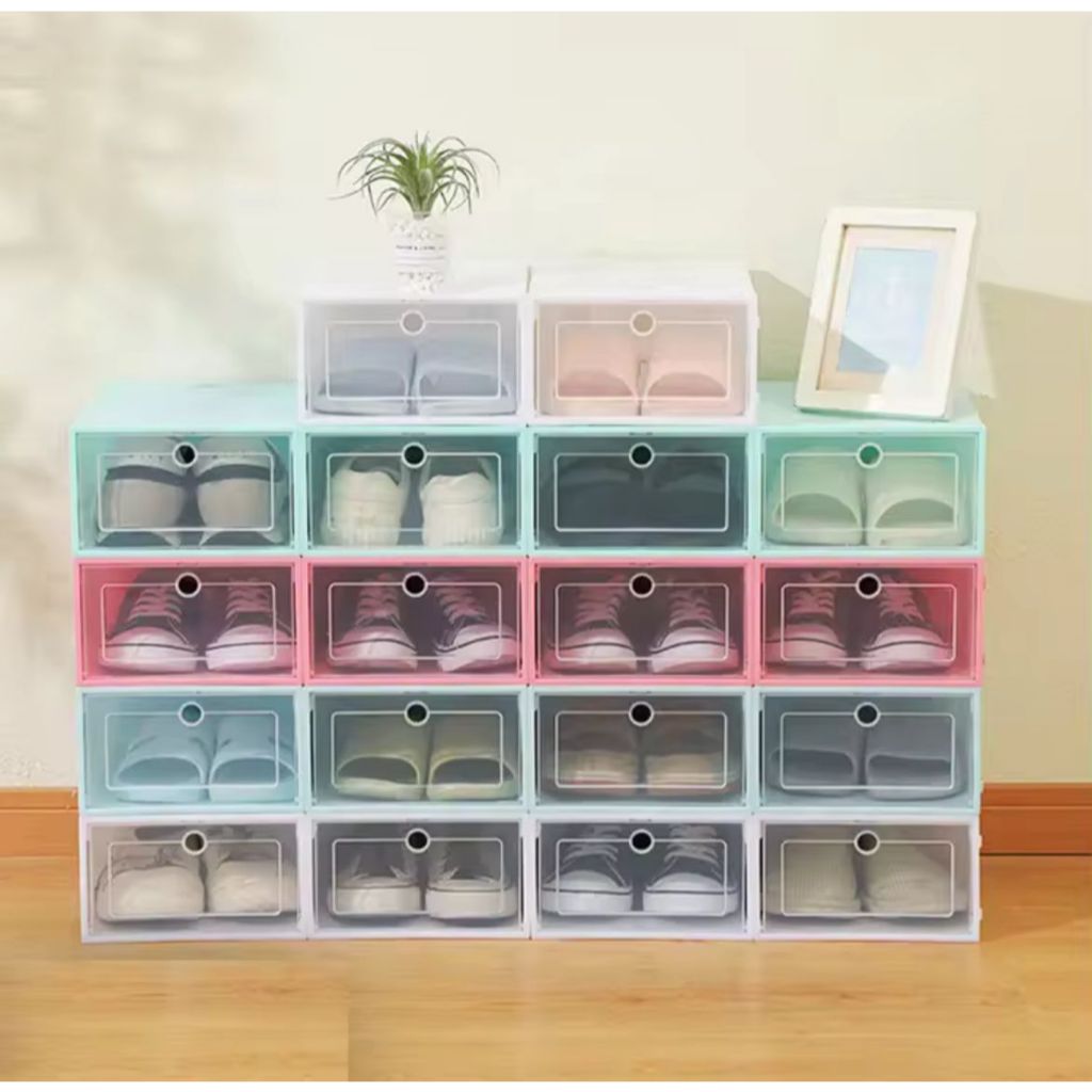 Unidade kit Caixa Organizadora Para Sapatos Tênis