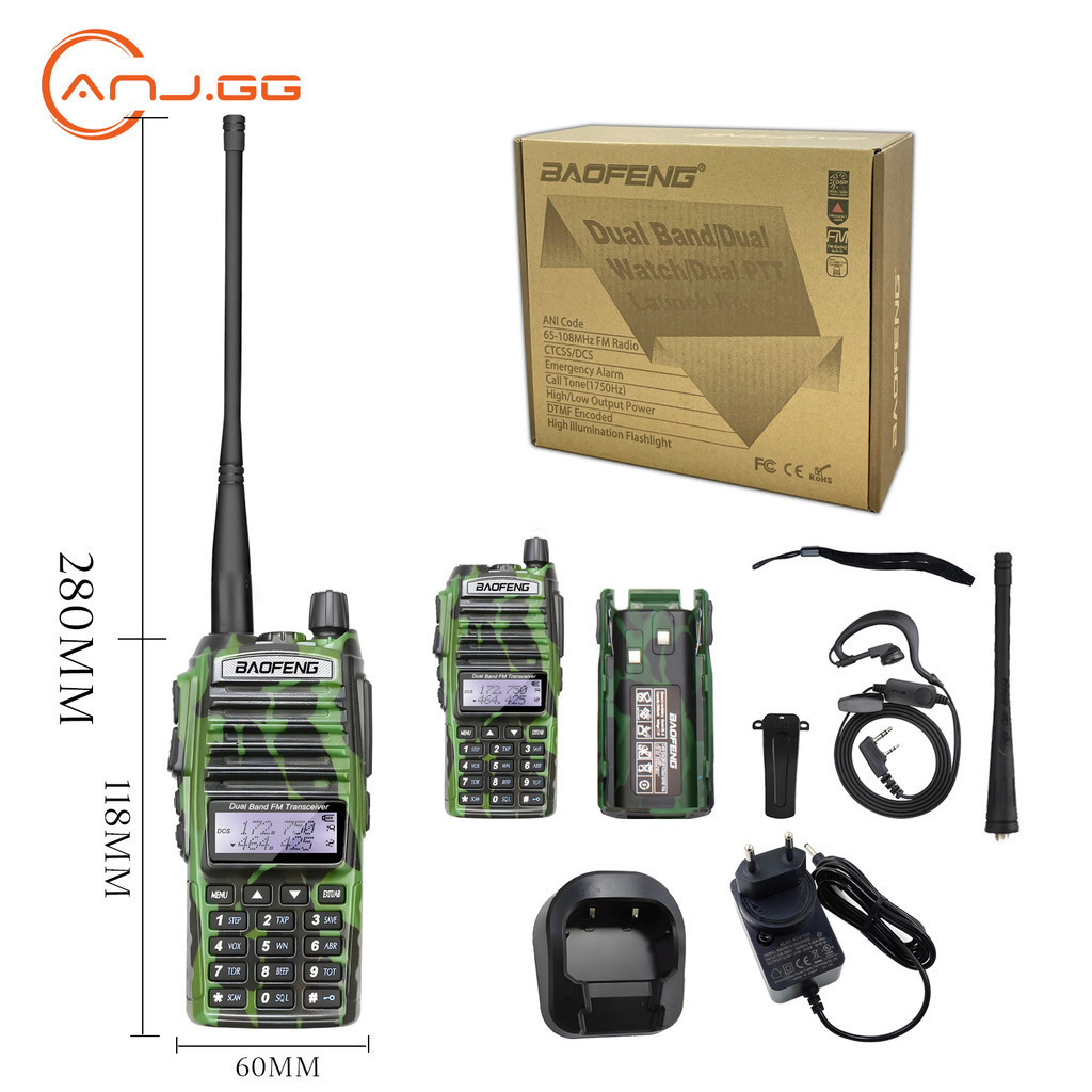 Rádios Comunicador Profissional 128 Canais 20km A