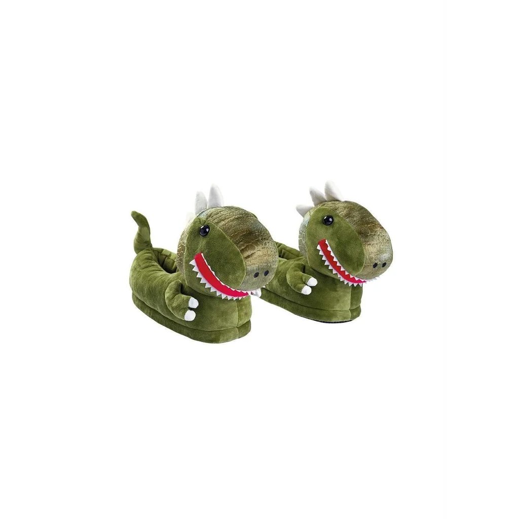 Pantufa Dino Verde Tamanho 27 Ao 33