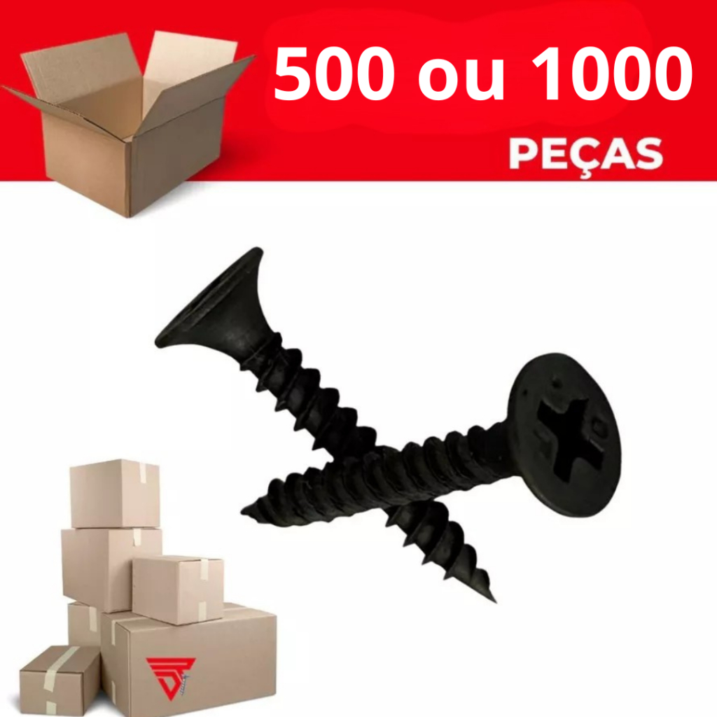 Parafuso Drywall Gn25 3,5x25mm Ponta Agulha 500/10