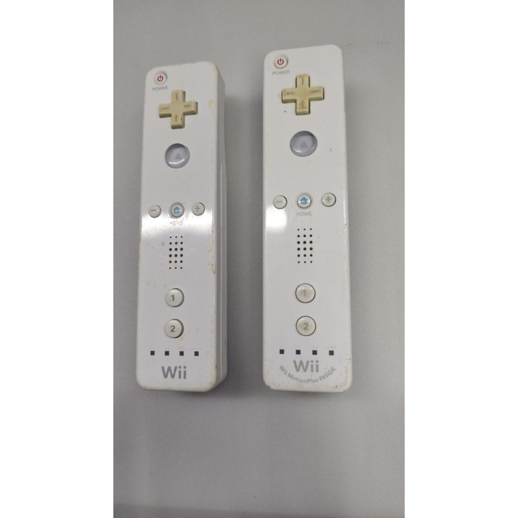 Com Defeito Kit 2 Controles Wii Brancos Leia x x