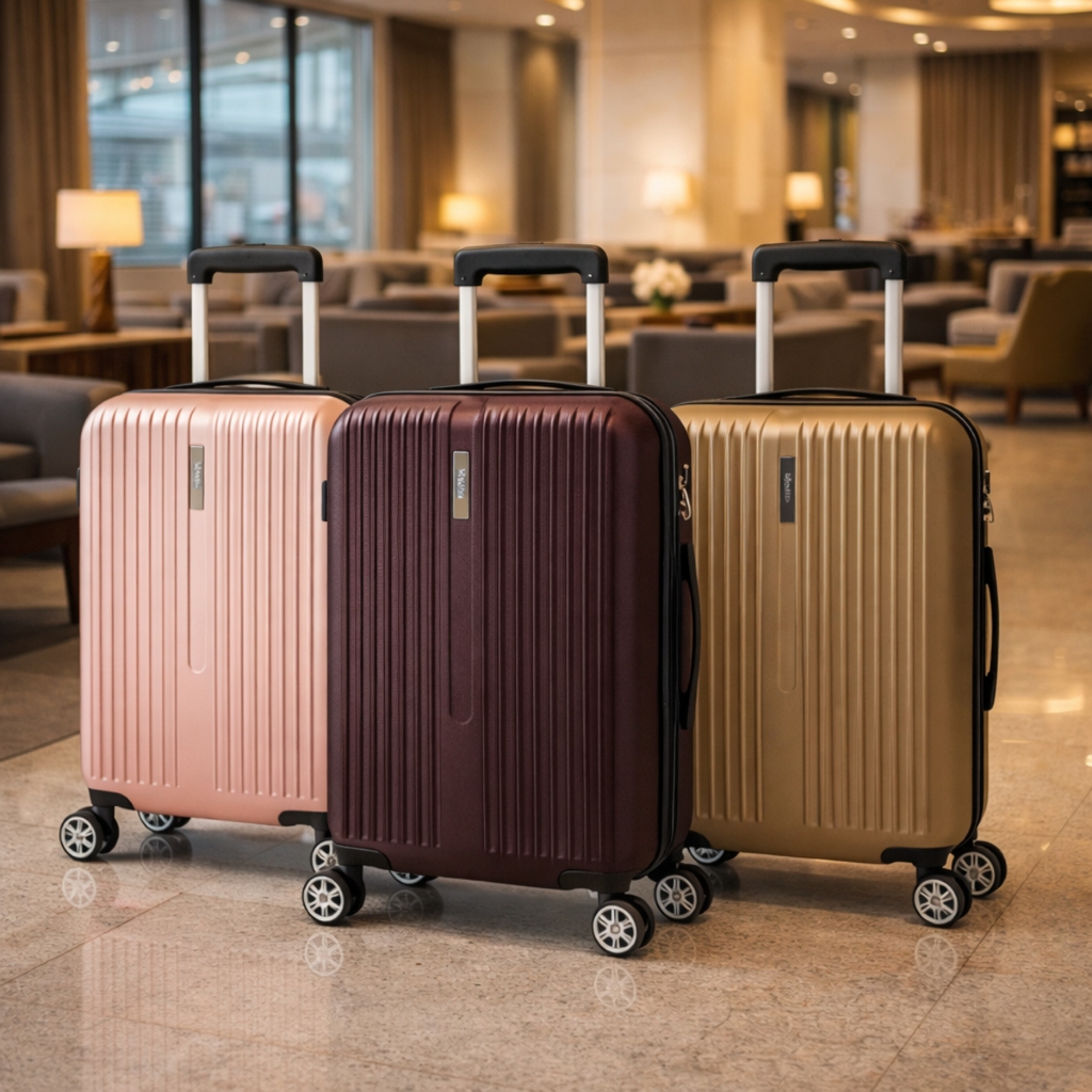 Mala de Viagem Rígida 10kg e 15kg | ABS | Rodas 3