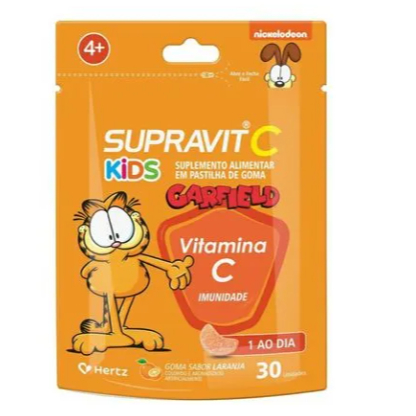 Supravit C Kids Vitamina C Sabor Laranja Infantil 