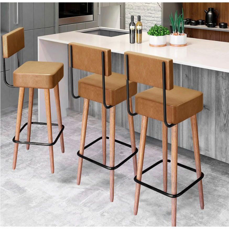 Kit Banquetas Altas Barcelona com Encosto, Design 