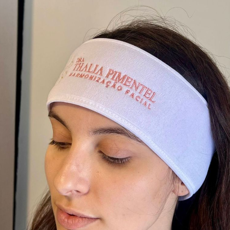 Faixa Atoalhada Personalizada Bordada com sua Logo