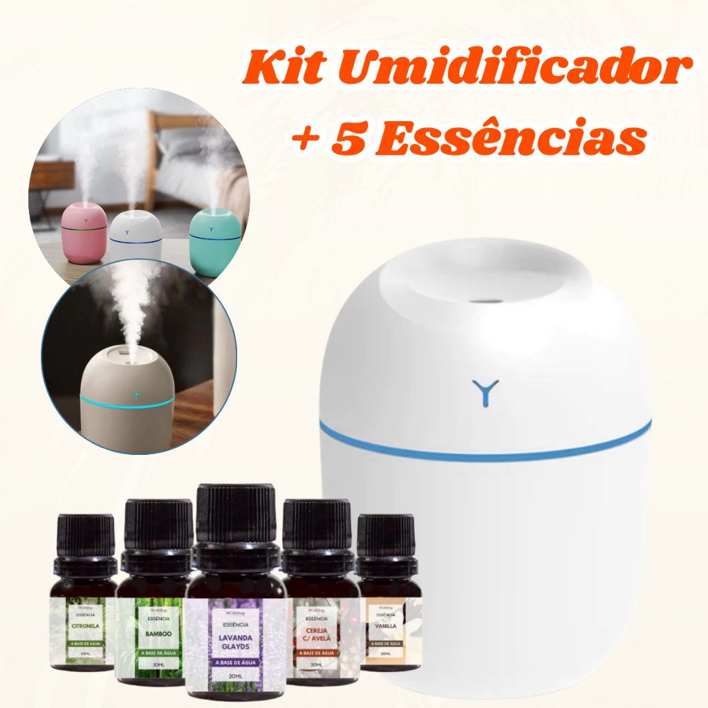 Kit Umidificador Atomizador De Ar Doméstico Port�