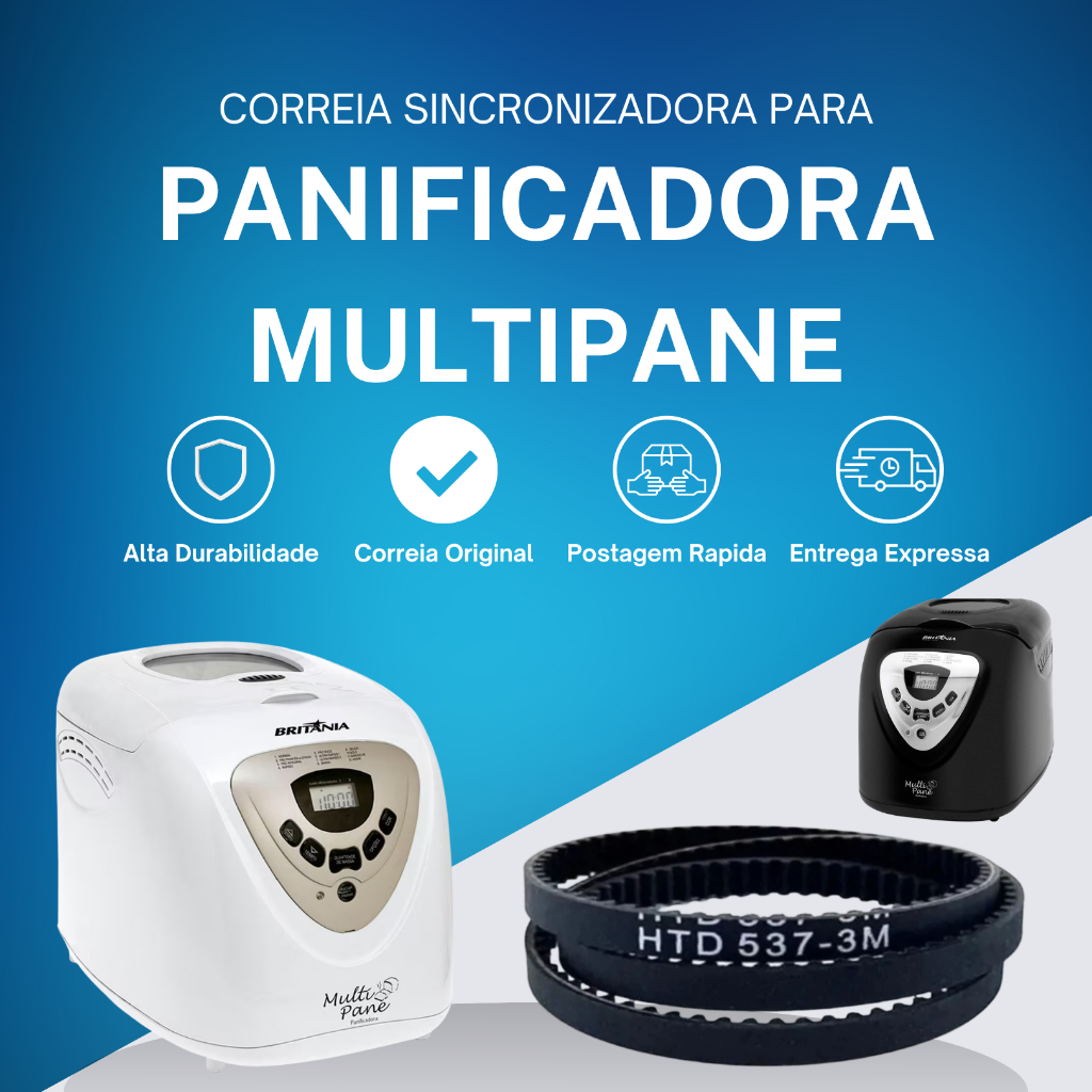 Correia Dentada para Panificadora Multipane –