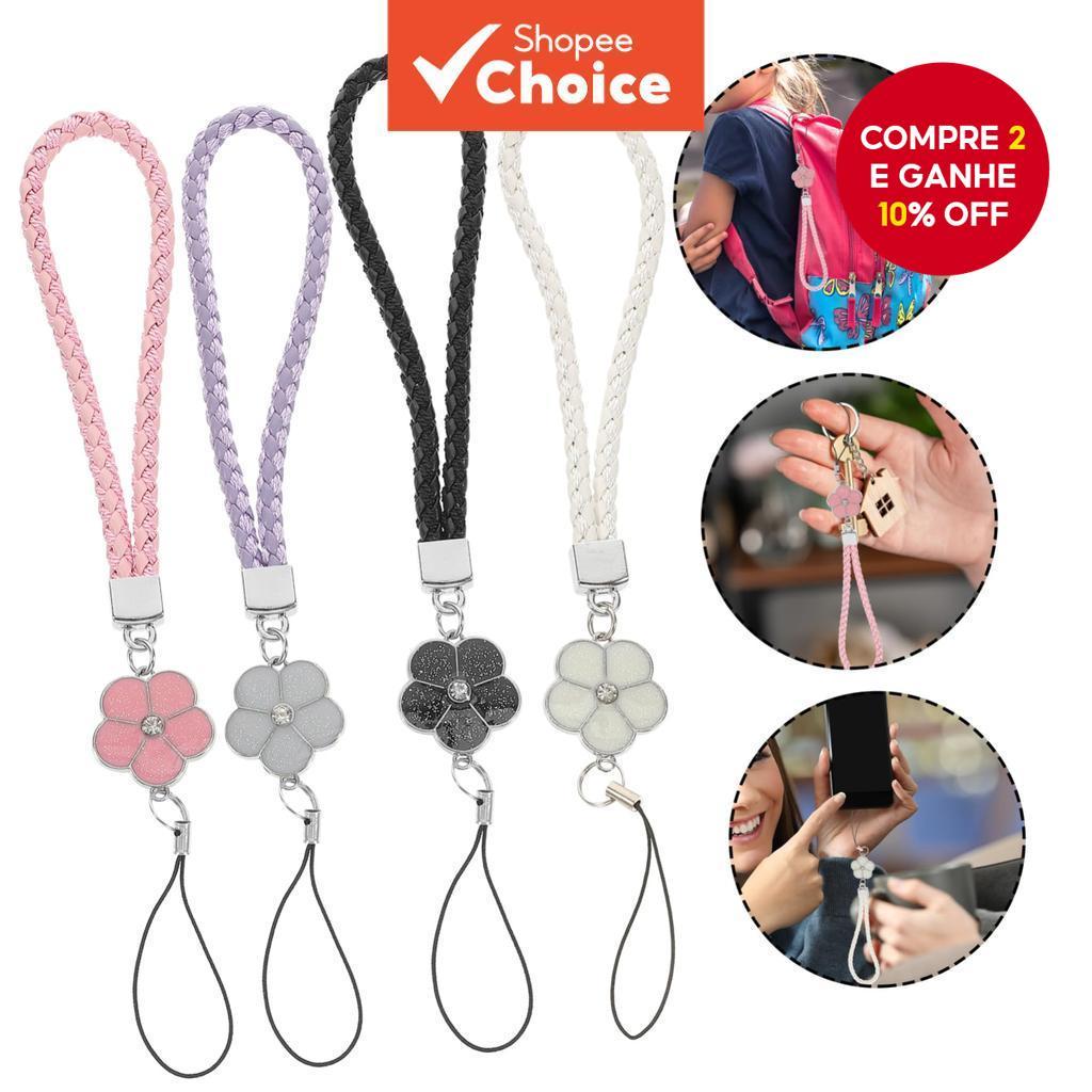 Cordão De Pulso Floral-Borboleta-DIY Feito À Mã