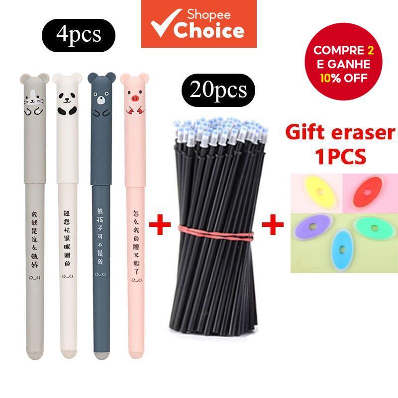 Conjunto De Canetas De Gel Apagáveis 25 Unidades-