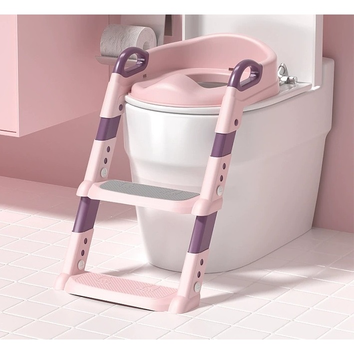 Assento de Vaso Infantil com Escada Ajustável 