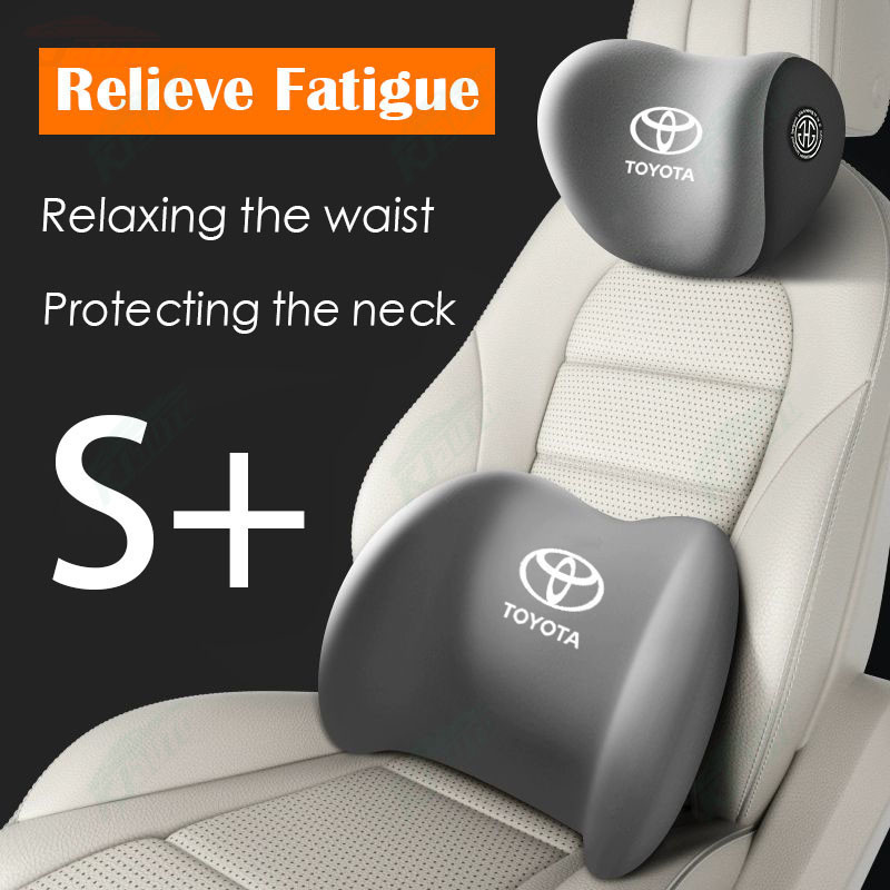 Headrest E Lombar Pillow  Toyota Aliviar A Fadiga-