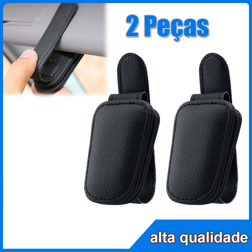 2pçs Suporte de Óculos para Carro Porta Óculos 