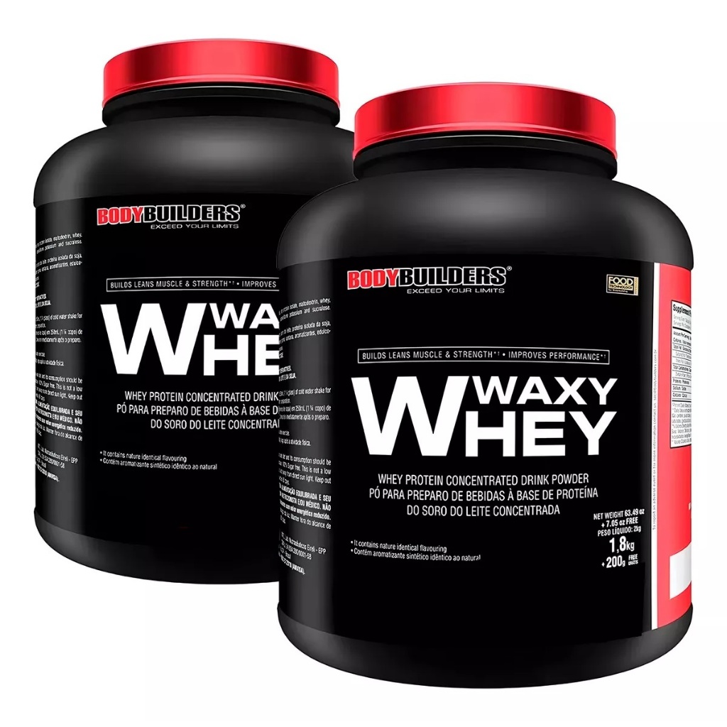 Kit 2x Whey Protein Waxy Whey 2kg – Bodybuil