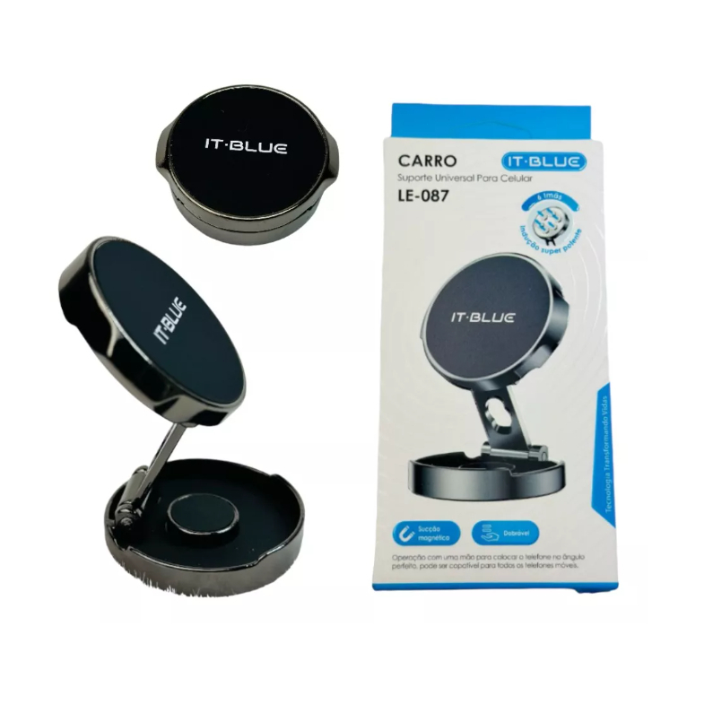 Suporte Veicular imã Magnético Celular Ajustáve