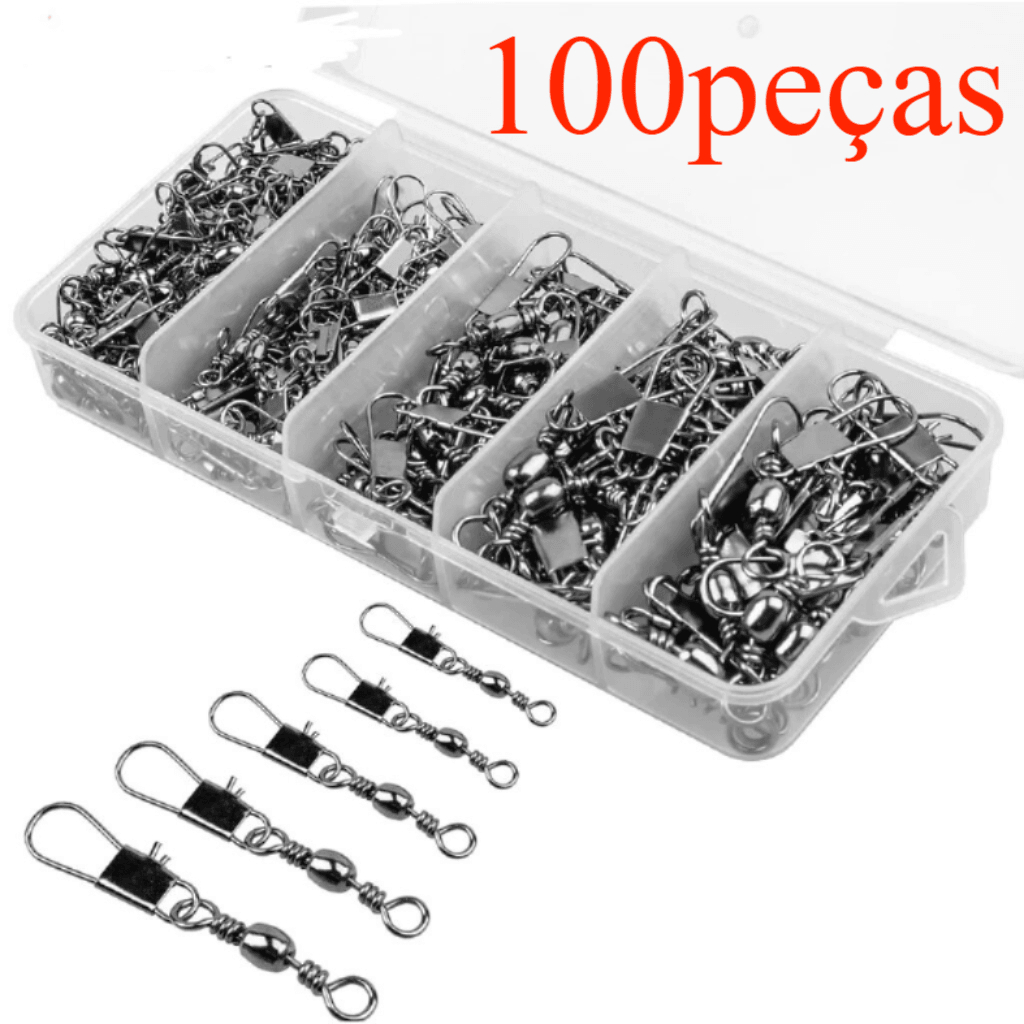 100Unidades de Fecho Rápido de Pesca – Cone