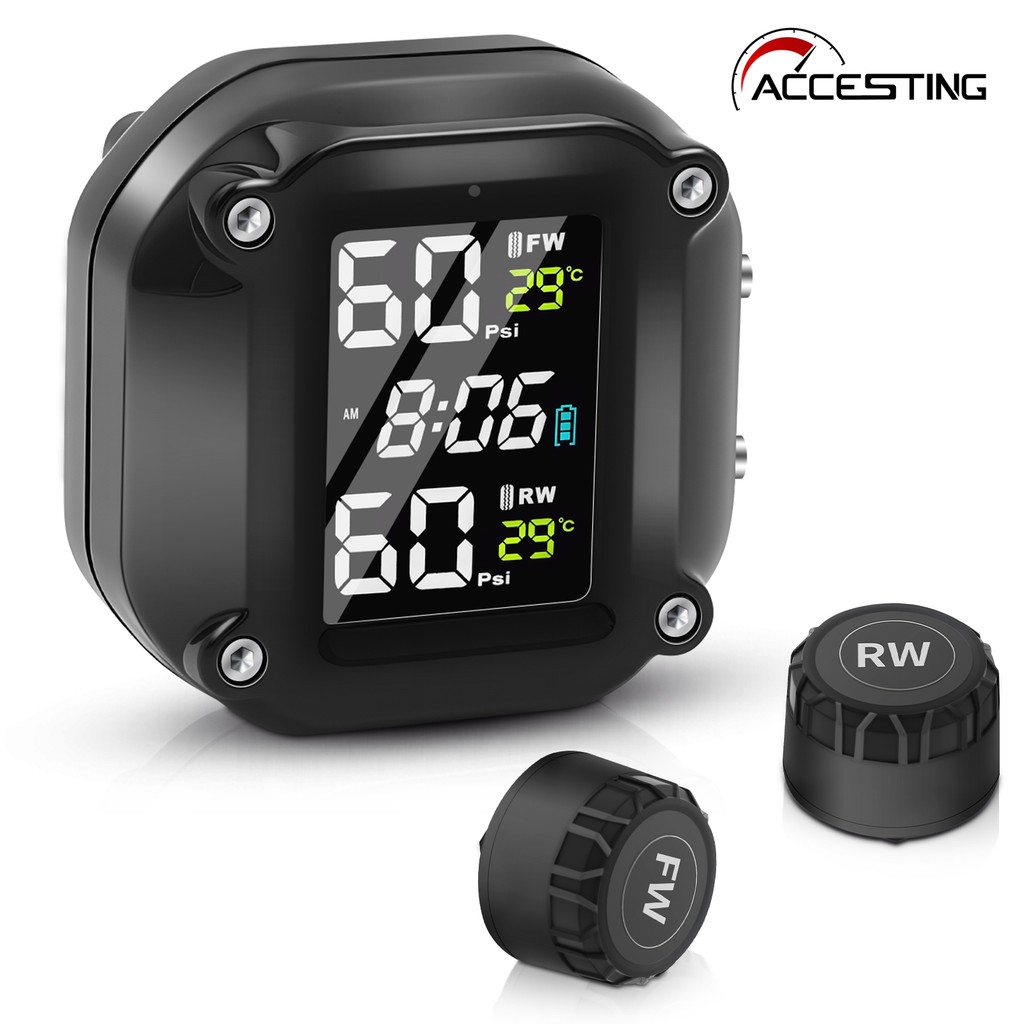 Sensores De Pressão Dos Pneus Da Motocicleta Moto