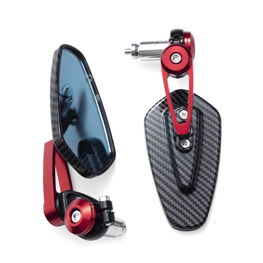 Espelho Retrovisor Da Motocicleta Padrão De Fibra