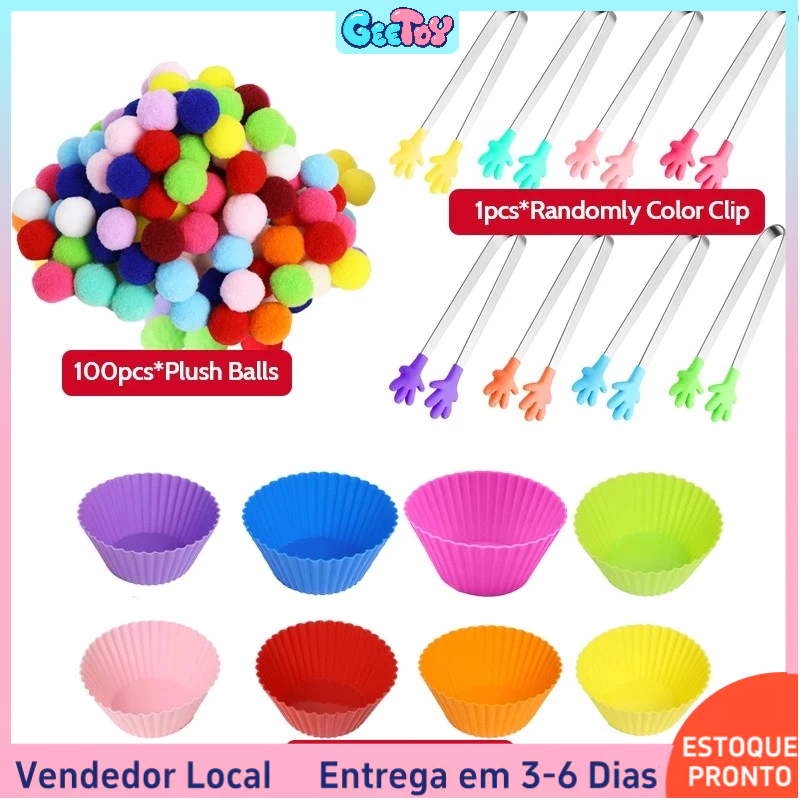 109 Peças de Bacias de Arco-Íris para Classifica