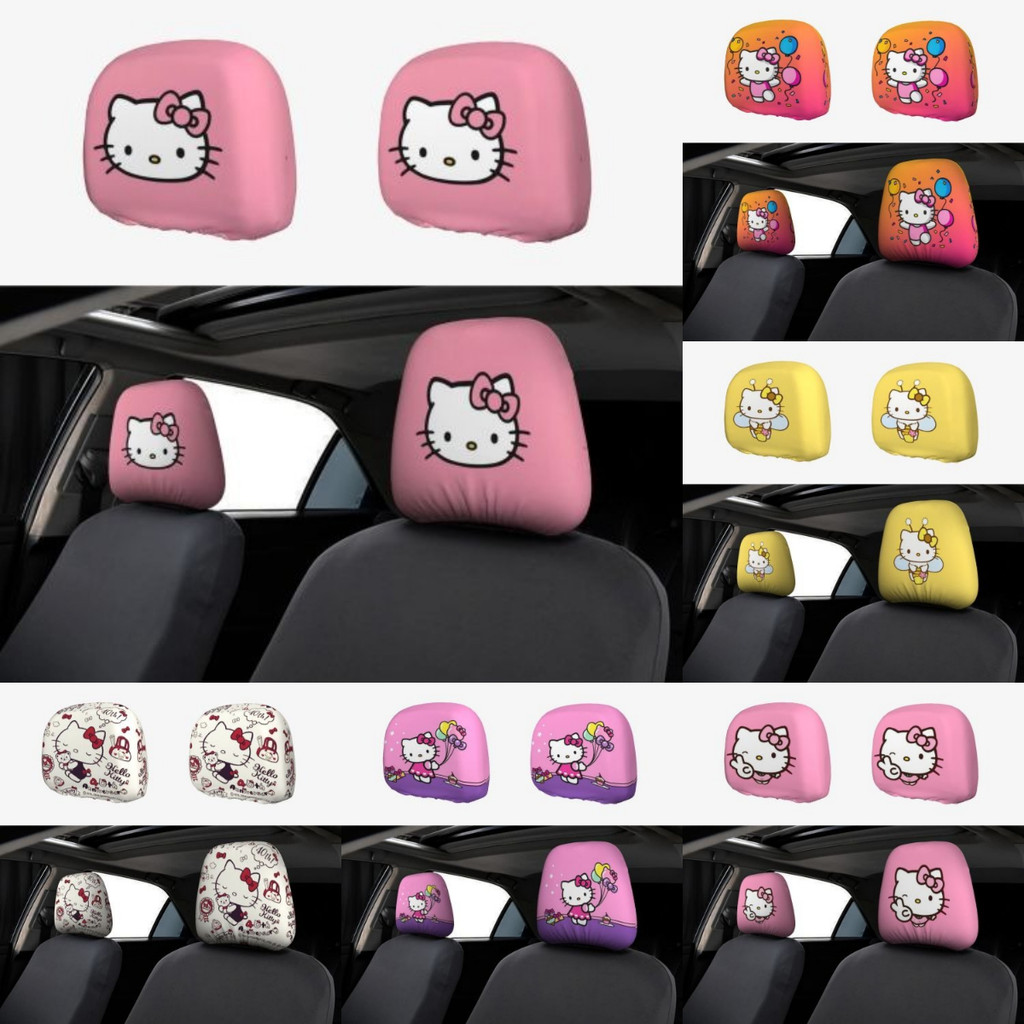 Capa Para Encosto De Cabeça De Carro HelloKitty 2