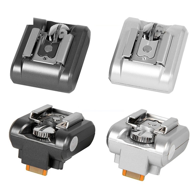 Adaptador De Gatilho De Flash Prateado Para Câmer