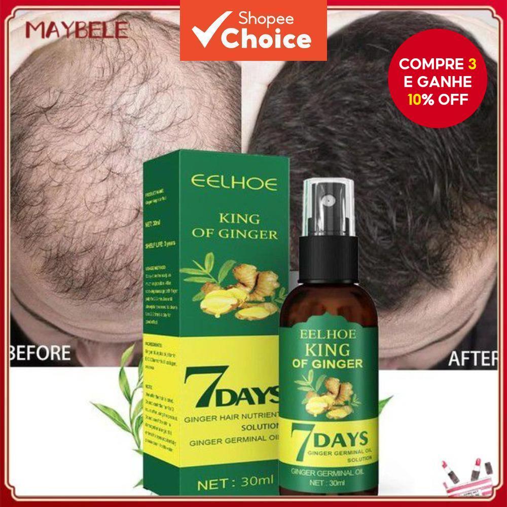 Spray De Essência De Crescimento Capilar De Gengi