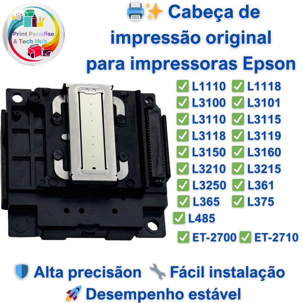 Cabeçote De Impressão Compatível Para Epson L36