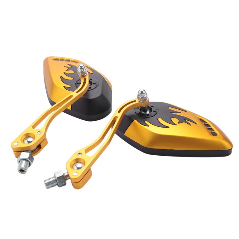 2PCS/Set Espelhos Retrovisores Universais De Motoc
